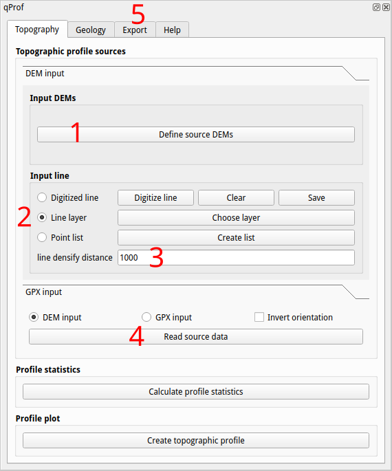 Generating and exporting the profile data using qProf